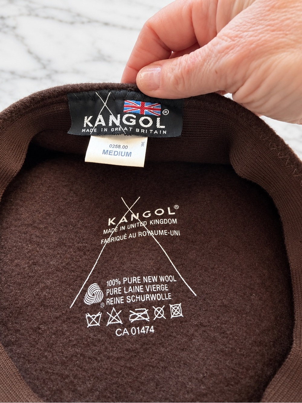 Vintage Kangol Wool 504 Flat Cap Made in Great Britain Medium